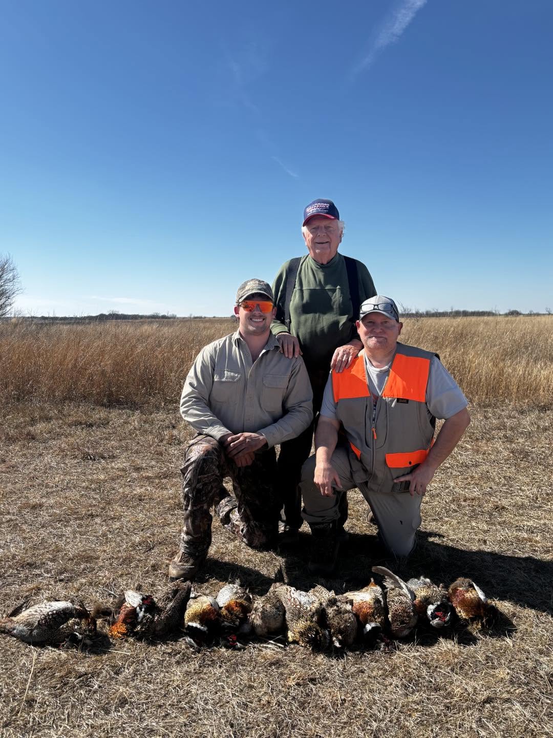 Pheasant hunters in Kingman County Kansas
